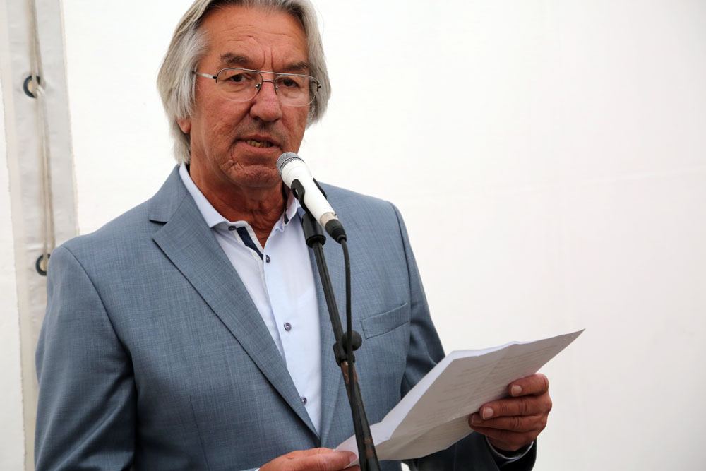 Zoran Restović na otvaranju Muzeja pobjede, 5. studenoga 2016.